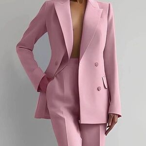 The Mulia Two Piece Suit - Pink